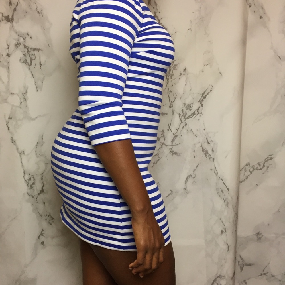 Blue and White Forever 21 Dress - Picture 2 of 3